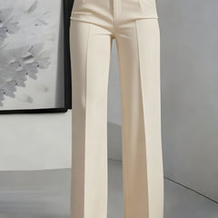 Verailla - Wide Leg Structured Trousers Office And Weekend Wear — view 5 of 8