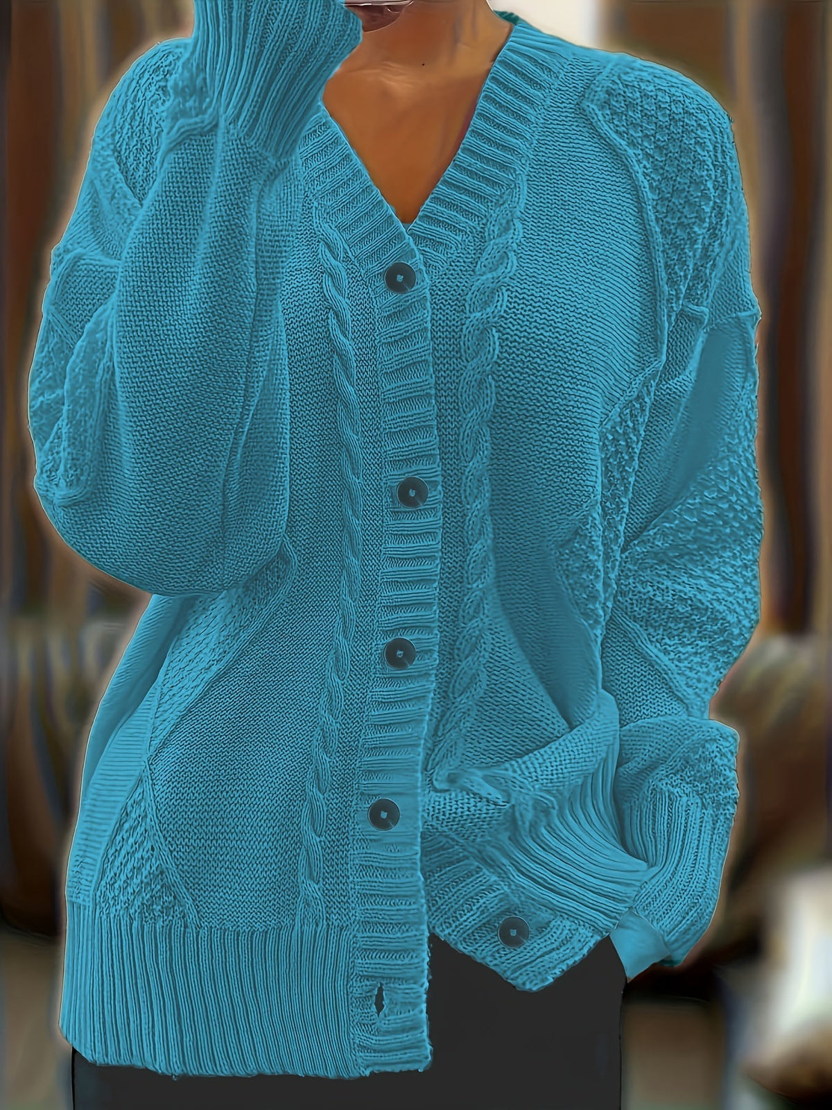 Verdelle - Textured Cardigan For Everyday Autumn Layering — view 7 of 10
