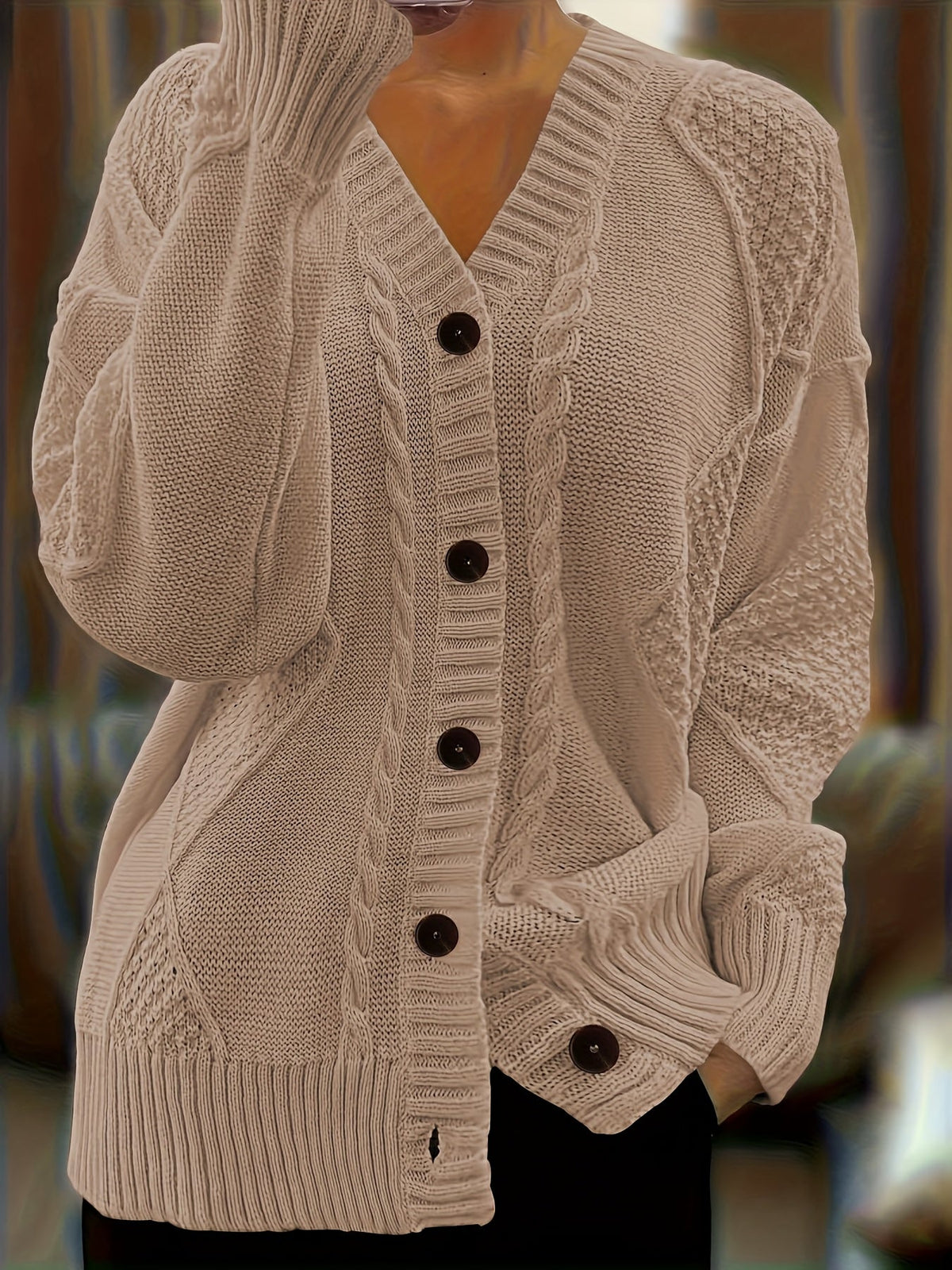 Verdelle - Textured Cardigan For Everyday Autumn Layering — view 8 of 10