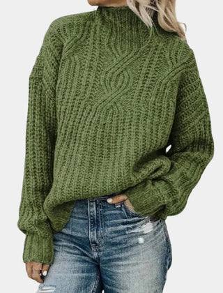 Verlena - Ribbed Knit Crew Neck Sweater Cold Weather Layering — view 4 of 4