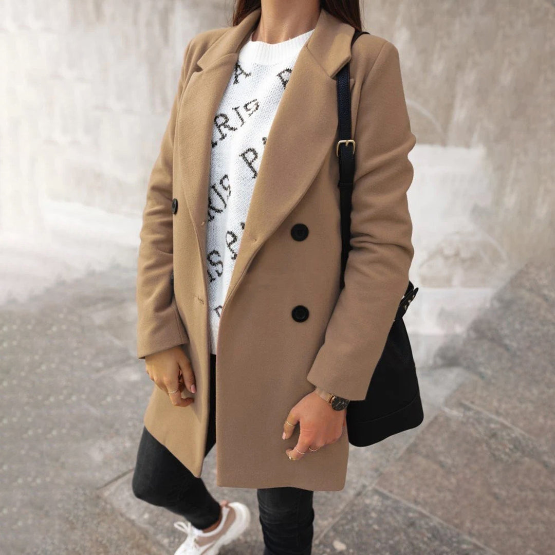 Verlora - Wool Blend Coat Jacket Everyday Wear — view 2 of 8