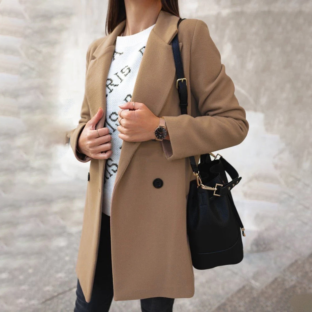 Verlora - Wool Blend Coat Jacket Everyday Wear — view 3 of 8