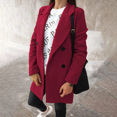 Verlora - Wool Blend Coat Jacket Everyday Wear — view 6 of 8