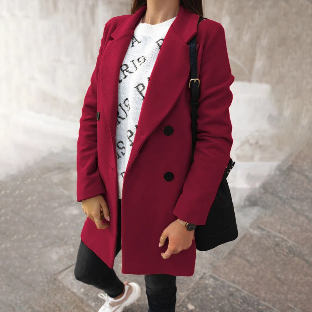Verlora - Wool Blend Coat Jacket Everyday Wear — view 6 of 8
