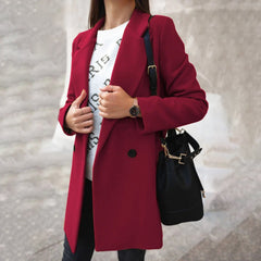 Verlora - Wool Blend Coat Jacket Everyday Wear — view 7 of 8