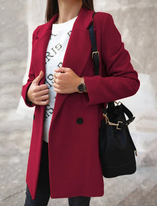 Verlora - Wool Blend Coat Jacket Everyday Wear — view 7 of 8