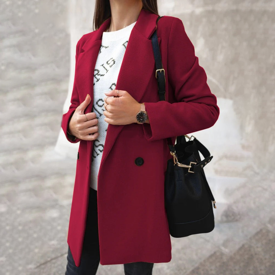 Verlora - Wool Blend Coat Jacket Everyday Wear — view 7 of 8