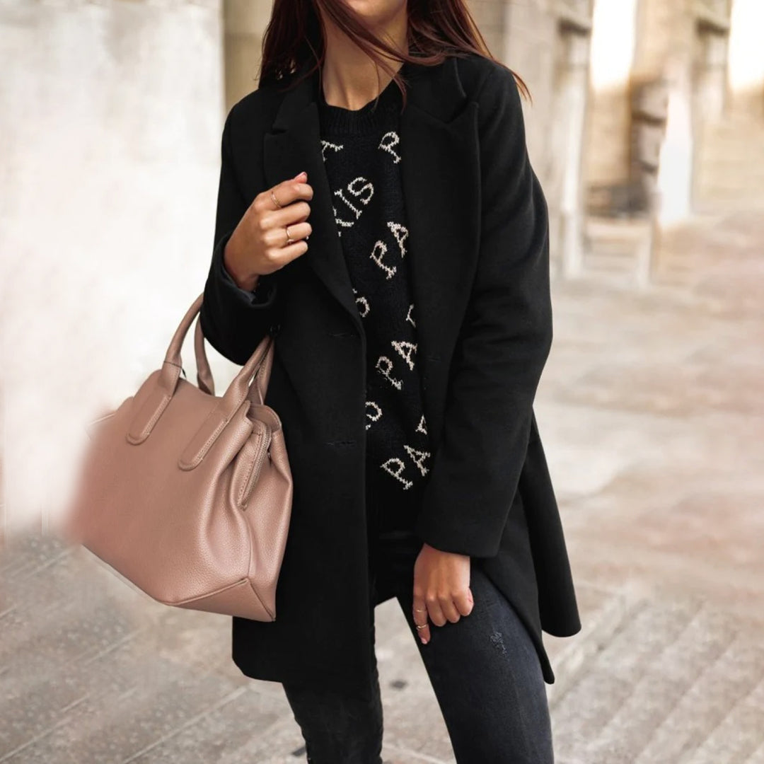 Verlora - Wool Blend Coat Jacket Everyday Wear — view 8 of 8