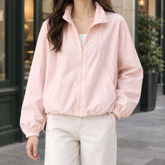 Verrelle - Relaxed Zip Front Jacket Cool Weather Layering — view 3 of 4