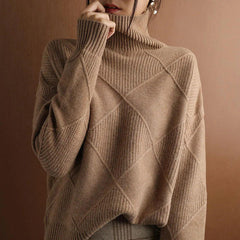 Verrelle - Wool Turtleneck Sweater Fall Spring Layering — view 4 of 7