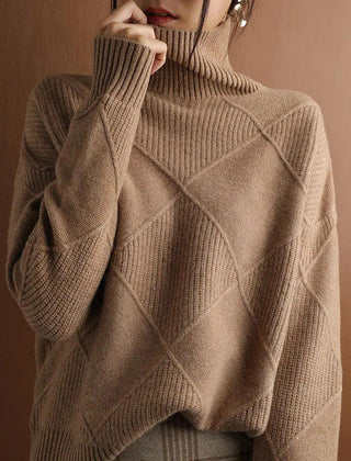 Verrelle - Wool Turtleneck Sweater Fall Spring Layering — view 4 of 7