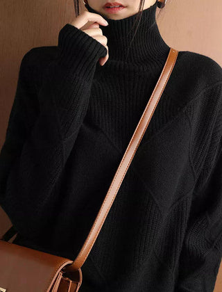 Verrelle - Wool Turtleneck Sweater Fall Spring Layering — view 5 of 7