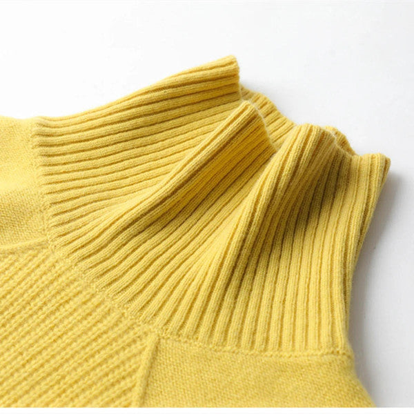 Verrelle - Wool Turtleneck Sweater Fall Spring Layering — view 7 of 7