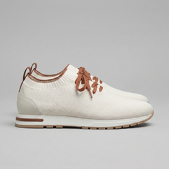 Vessario - Knit Sock Lace-Up Trainers Smart Casual Wear — view 2 of 10