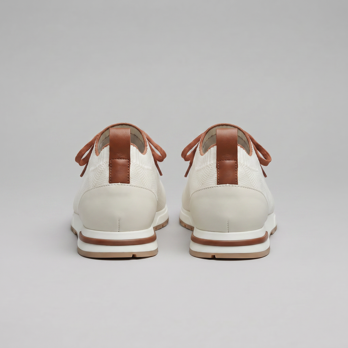 Vessario - Knit Sock Lace-Up Trainers Smart Casual Wear — view 3 of 10
