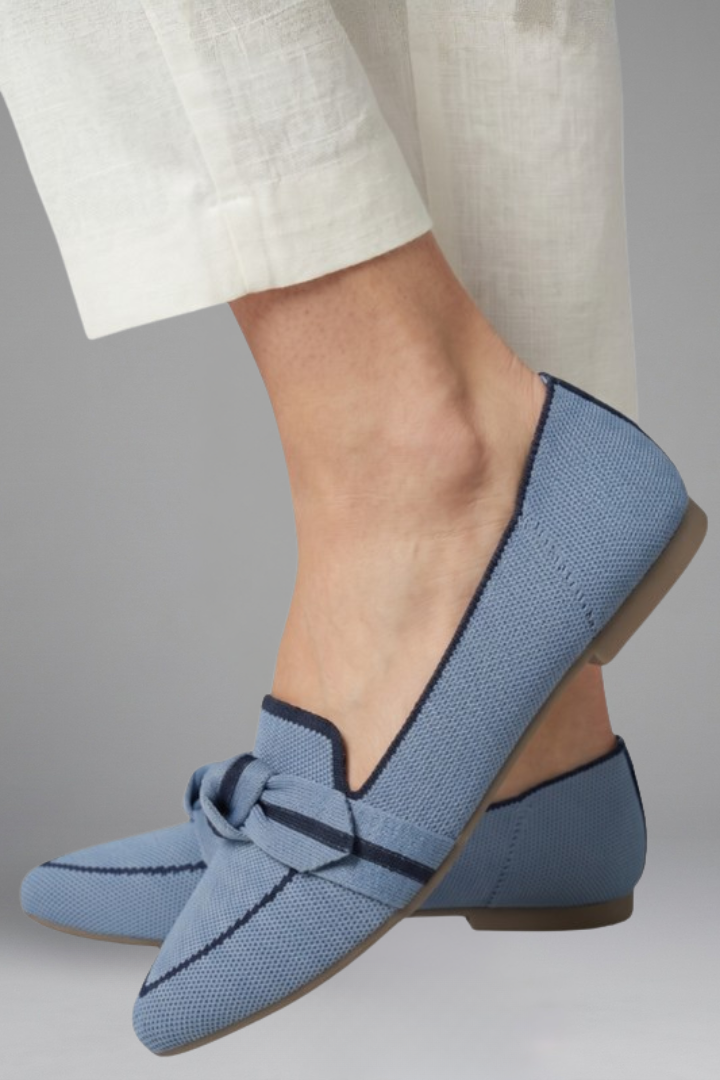 Voletta - Pointed Toe Flat Loafers Everyday Wear — view 3 of 10