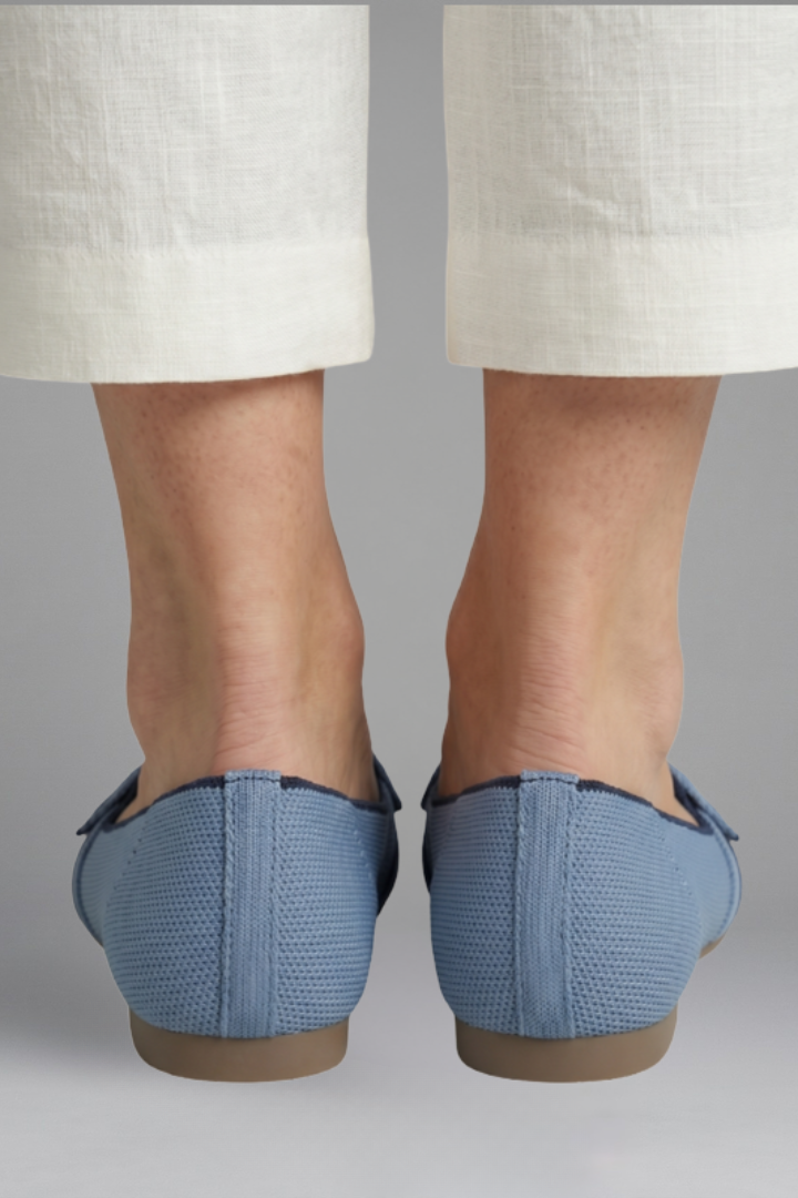 Voletta - Pointed Toe Flat Loafers Everyday Wear — view 4 of 10