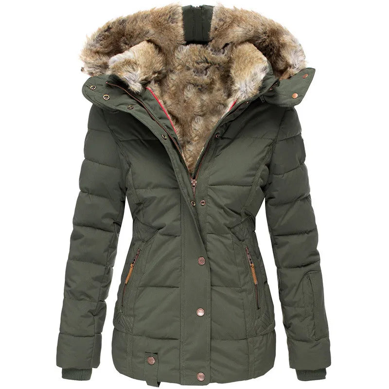 Warmelle - Belted Puffer Jacket Fall Winter Wear