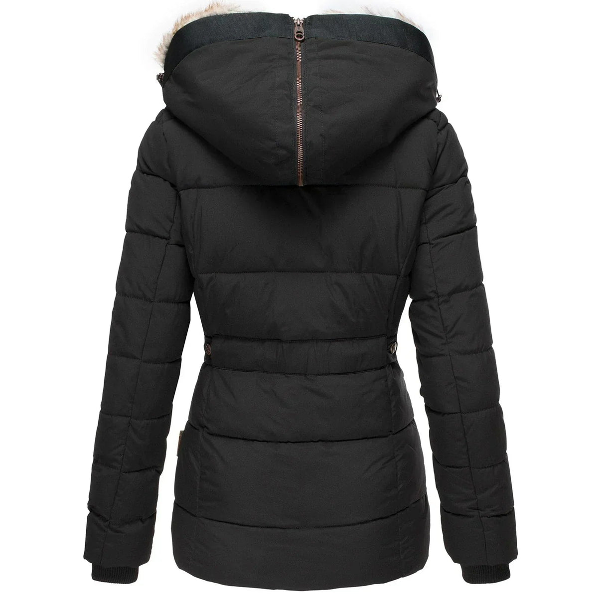Warmelle - Belted Puffer Jacket Fall Winter Wear — view 2 of 8
