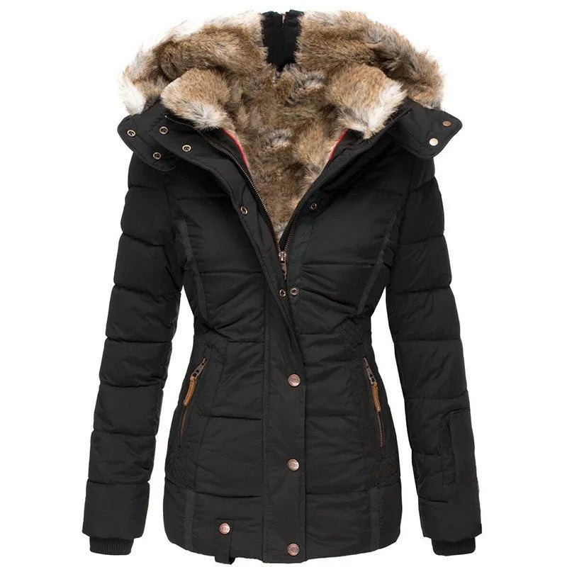 Warmelle - Belted Puffer Jacket Fall Winter Wear — view 4 of 8