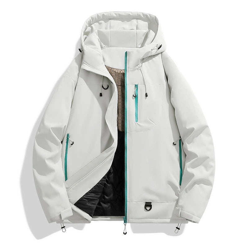 Windarel - Insulated Softshell Hooded Jacket Cold Weather Commuting