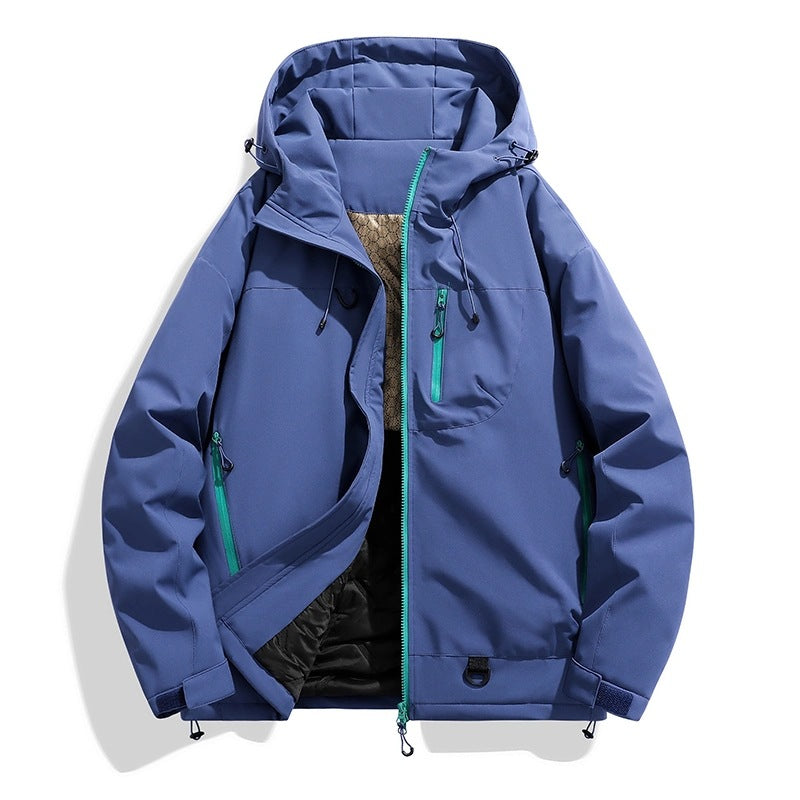 Windarel - Insulated Softshell Hooded Jacket Cold Weather Commuting — view 10 of 10