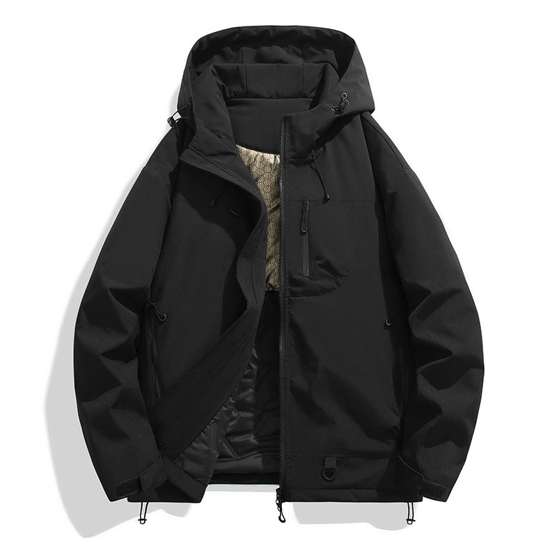 Windarel - Insulated Softshell Hooded Jacket Cold Weather Commuting — view 2 of 10