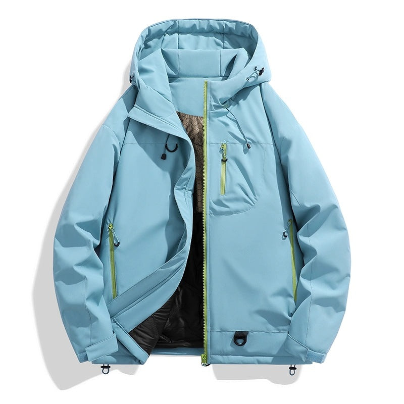 Windarel - Insulated Softshell Hooded Jacket Cold Weather Commuting — view 9 of 10