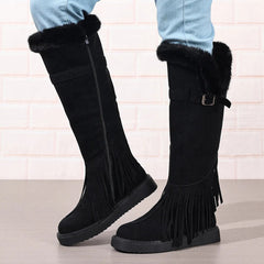 Windemere - Suede Knee Boots Cold Weather Wear