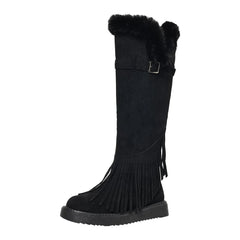 Windemere - Suede Knee Boots Cold Weather Wear — view 4 of 7