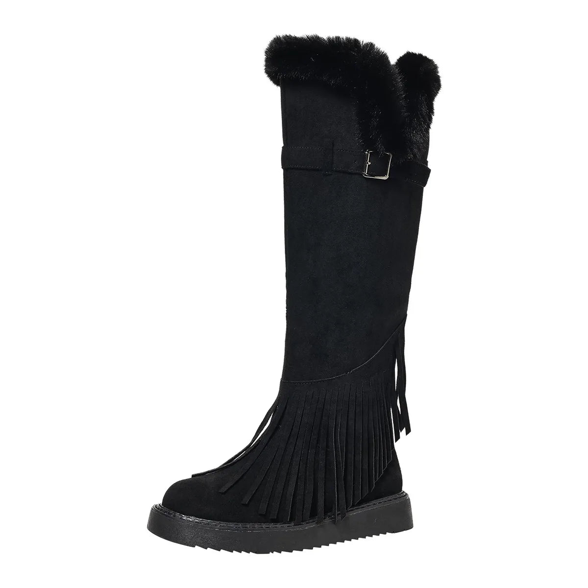 Windemere - Suede Knee Boots Cold Weather Wear — view 4 of 7