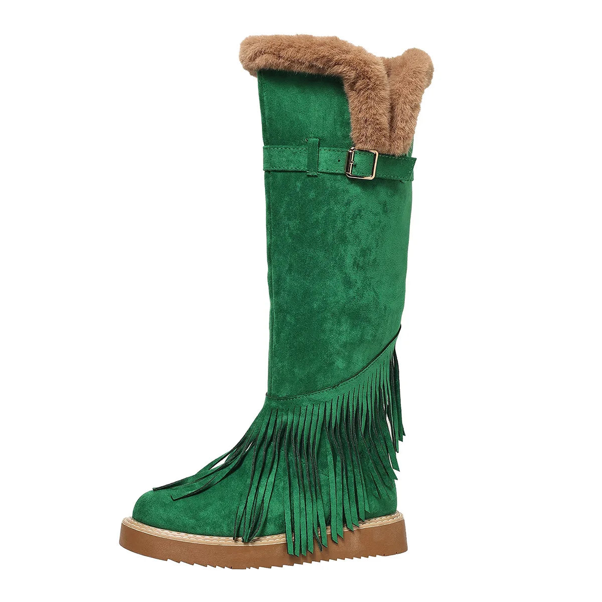 Windemere - Suede Knee Boots Cold Weather Wear — view 5 of 7