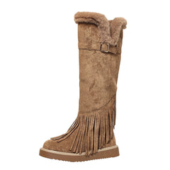 Windemere - Suede Knee Boots Cold Weather Wear — view 6 of 7