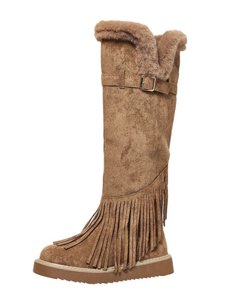 Windemere - Suede Knee Boots Cold Weather Wear — view 6 of 7