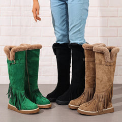 Windemere - Suede Knee Boots Cold Weather Wear — view 7 of 7
