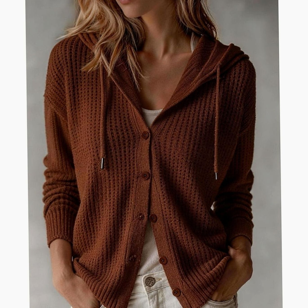 Windermoor - Textured Knit Layering Piece Cool Weather Wear
