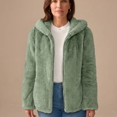 Bramwell - Hooded Teddy Fleece Zip Coat Winter Wear — view 4 of 5