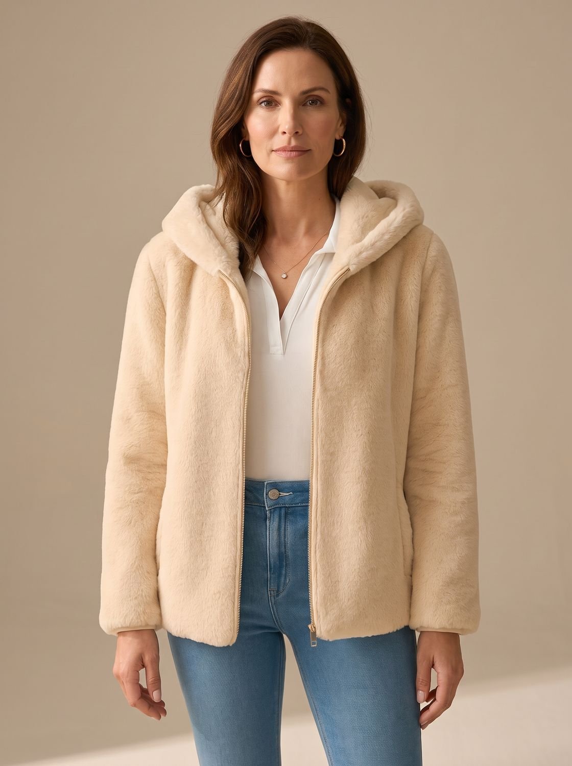 Bramwell - Hooded Teddy Fleece Zip Coat Winter Wear
