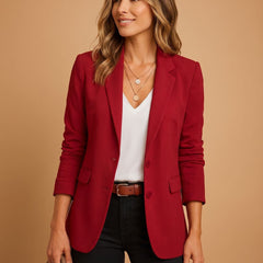 Perpetua - Tailored Slim Fit Blazer Office Wear — view 7 of 10