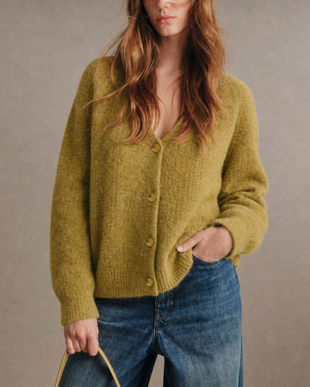 Woolara - Long Button Knit Cardigan Autumn Winter Wear