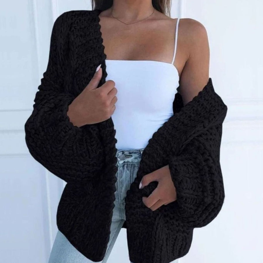 Wovena - Relaxed Open Knit Layering Sweater Cool Weather