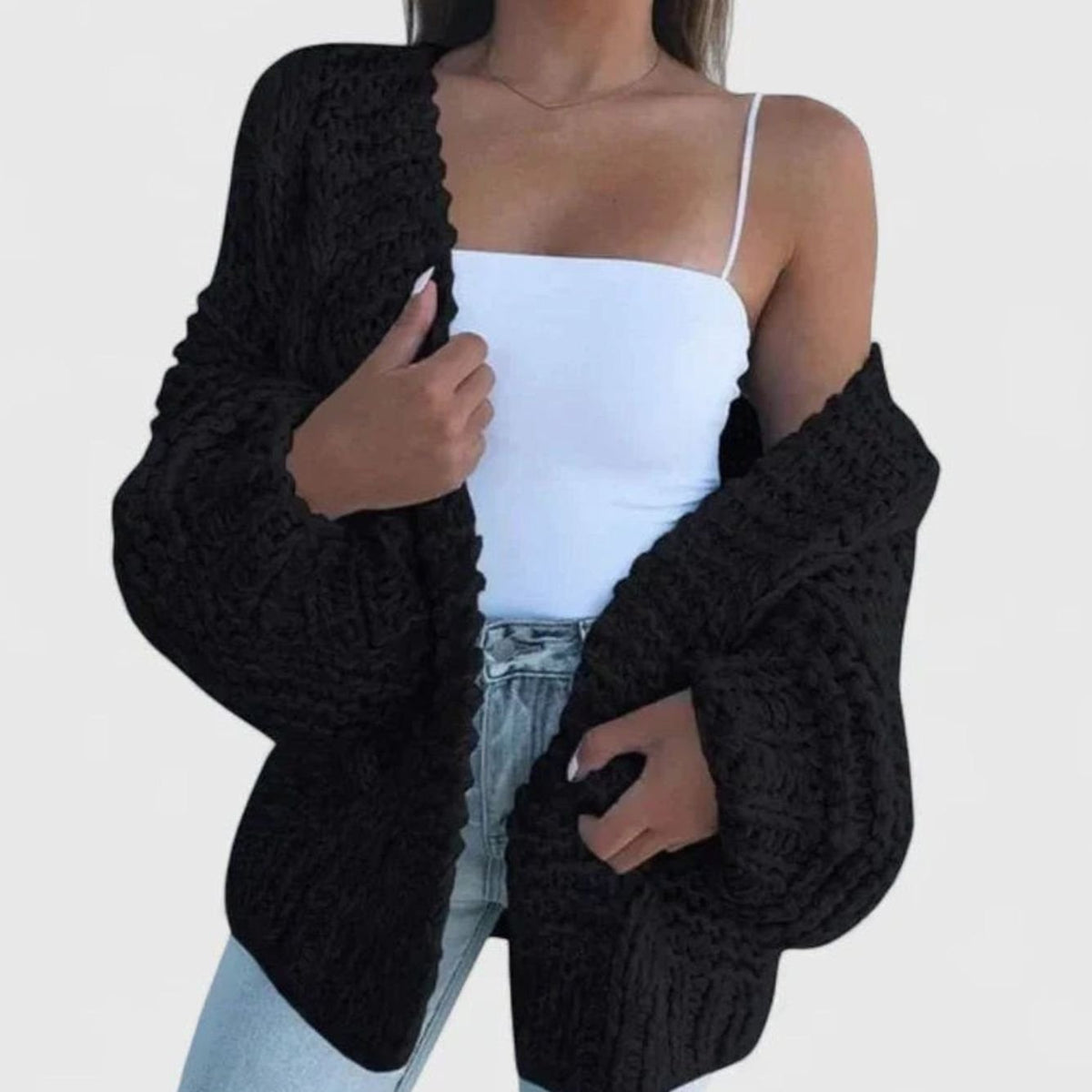Wovena - Relaxed Open Knit Layering Sweater Cool Weather — view 2 of 8