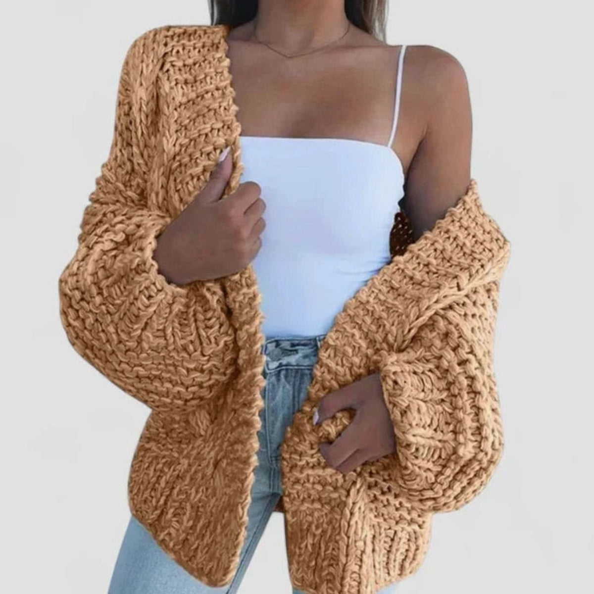 Wovena - Relaxed Open Knit Layering Sweater Cool Weather — view 3 of 8