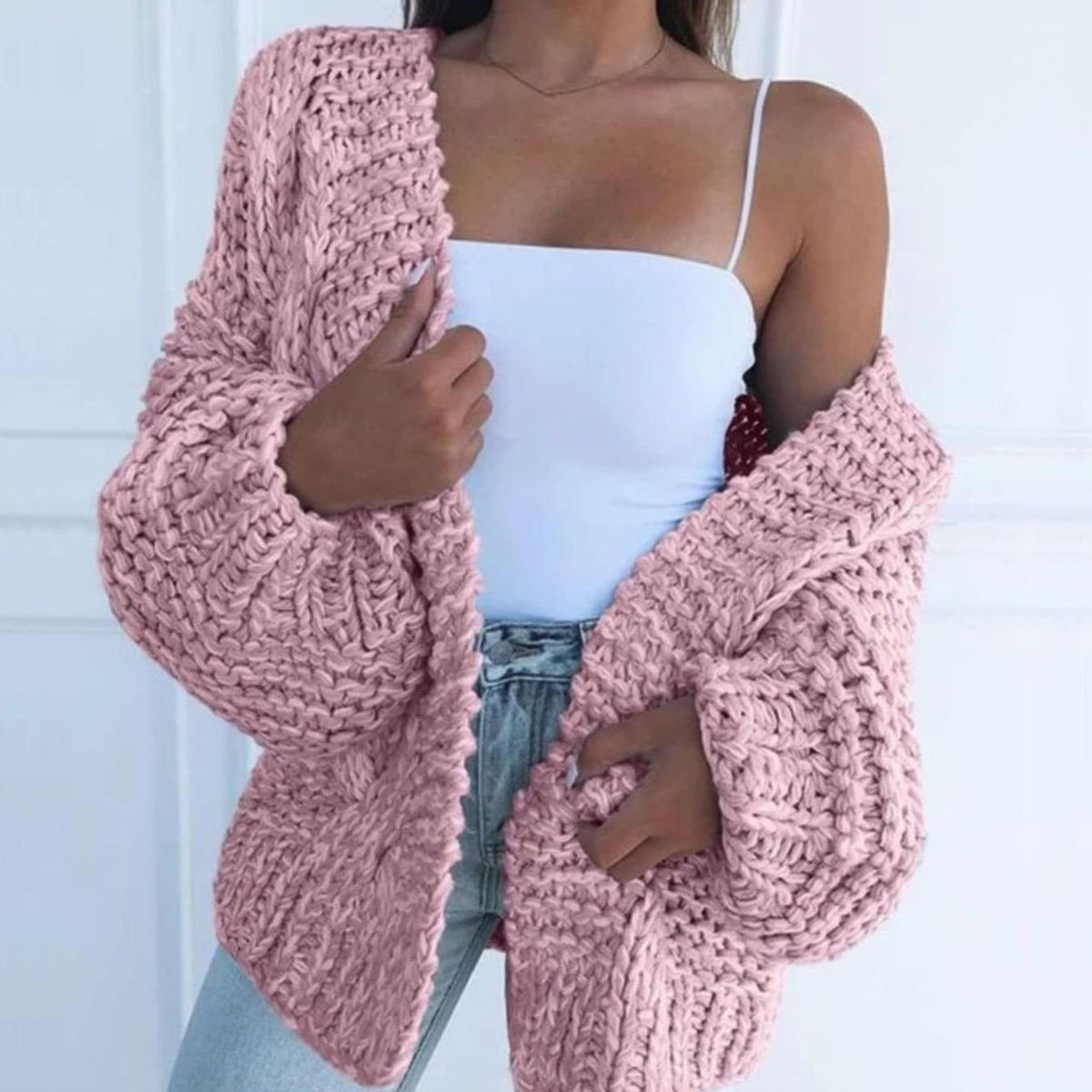 Wovena - Relaxed Open Knit Layering Sweater Cool Weather — view 7 of 8