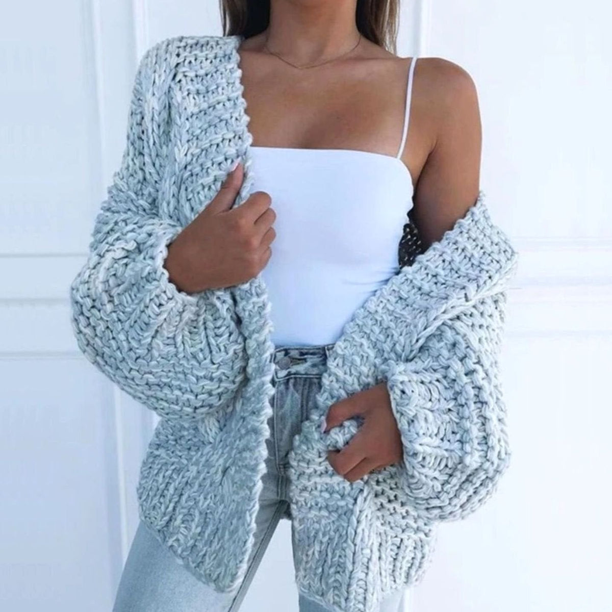 Wovena - Relaxed Open Knit Layering Sweater Cool Weather — view 8 of 8