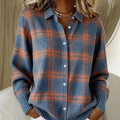 Wrenella - Soft Knit Button Front Cardigan Everyday Layering