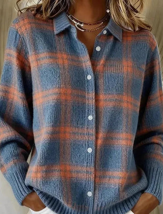 Wrenella - Soft Knit Button Front Cardigan Everyday Layering