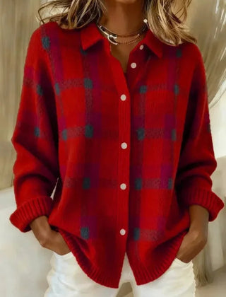 Wrenella - Soft Knit Button Front Cardigan Everyday Layering — view 2 of 7