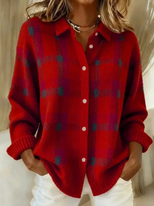 Wrenella - Soft Knit Button Front Cardigan Everyday Layering — view 2 of 7