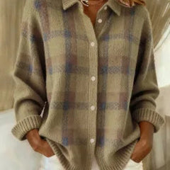 Wrenella - Soft Knit Button Front Cardigan Everyday Layering — view 4 of 7